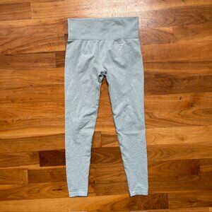 Gymshark Vital seamless leggings, size S small, pale green marl